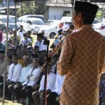 Bupati sampaikan, penbangunan jalan di asparaga mencapai 20 miliar