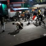 Demo di DPRD ricuh, masa aksi berlarian.