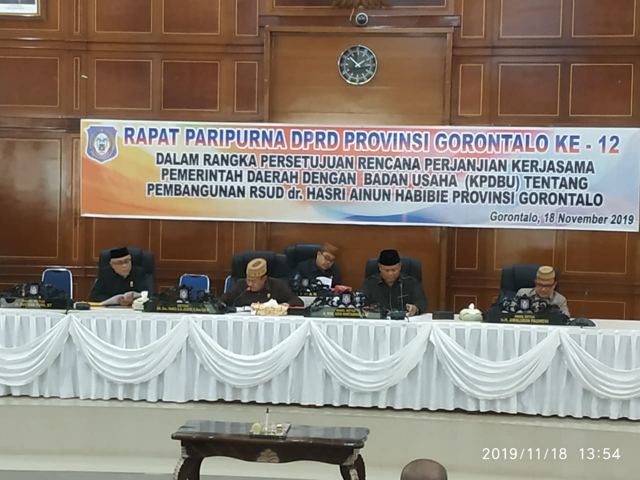 Pembahasan KPBU RS Ainun Oleh DPRD Provinsi Gorontalo Pertama di Indonesia
