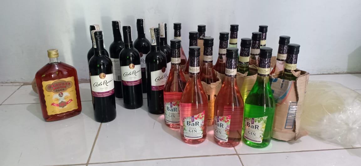 Tim Terpadu, Berhasil Mengamankan Ribuan Liter Miras yang Masuk ke-Gorontalo.
