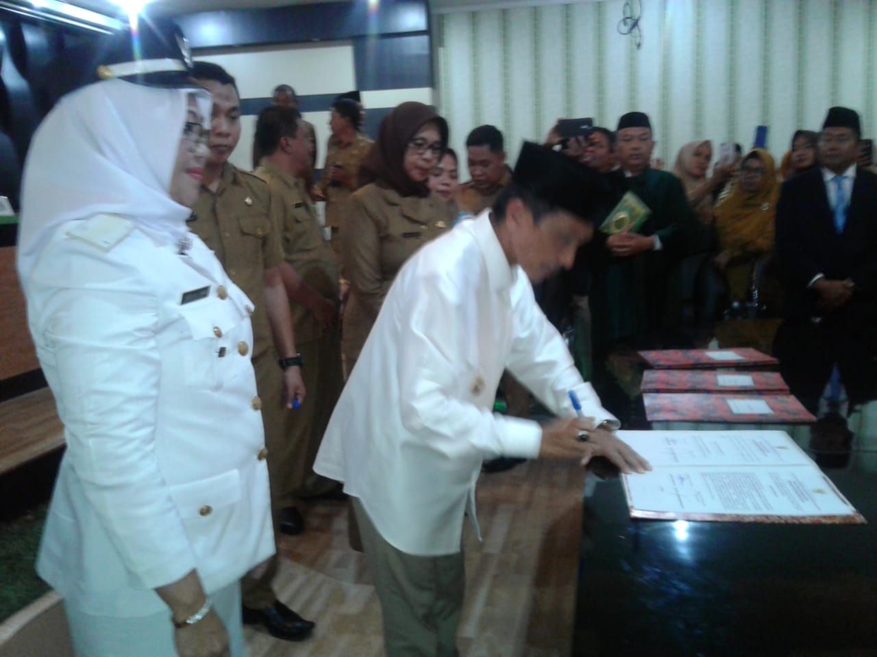 Nelson Minta Masyarakat Kawal Kades Hulawa Yang Baru Dilantik.