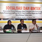 Sosialisasi aplikasi Silon.
