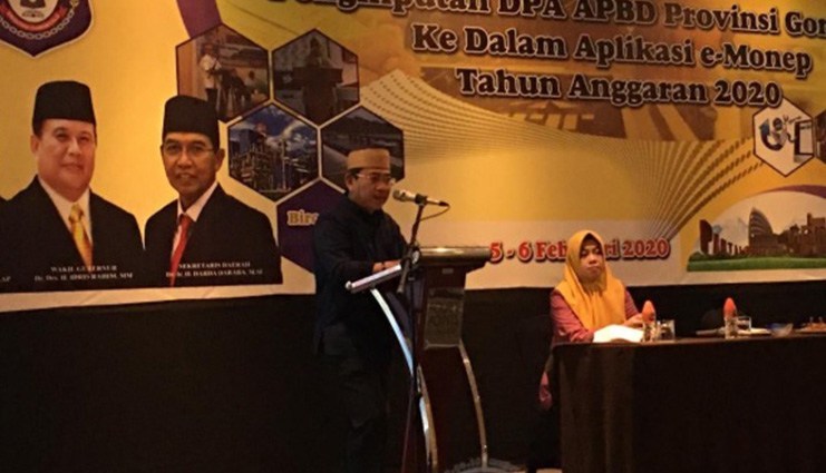 Asisten I Pemprov Gorontalo Imbau OPD Kontrol Anggaran Sesuai RKA