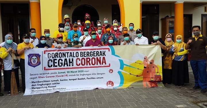 Pemprov Canangkan”Gorontalo Bergerak Cegah Corona”