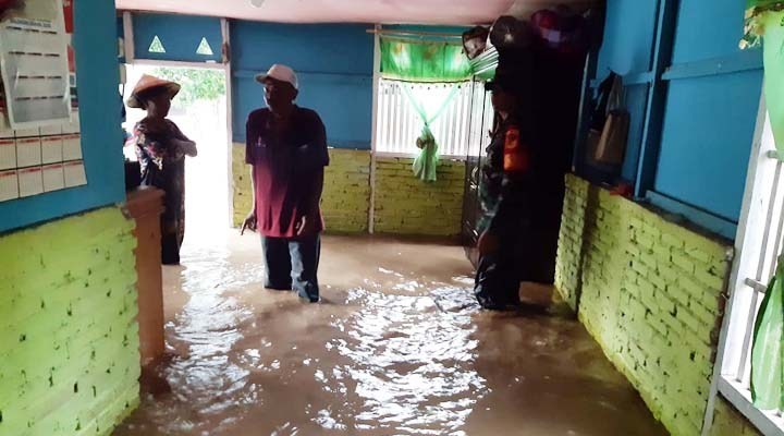 Banjir di Desa Datahu, Kecamatan Tibawa.