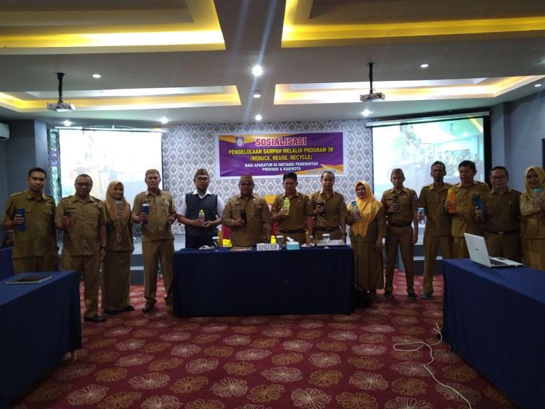 Tekan Sampah Plastik, DLHK Gorontalo Gelar Sosialisasi Pengurangan Sampah Pada ASN