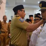 Bupati Hamim Pou Melantik 155 Pejabat Administrator, dan Pejabat Pengawas Pemkab Bone Bolango