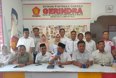 Gerindra Gorontalo Kembali Dukung Prabowo Jadi Ketum