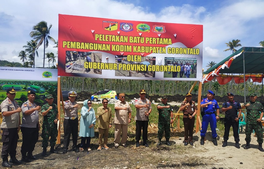 Pembangunan Kodim di Kabupaten Gorontalo Segera Dimulai