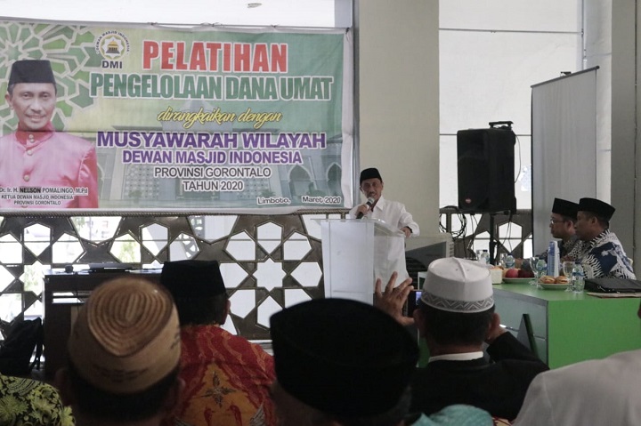 Maju Tanpa Pesaing, Nelson Pomalingo Terpilih Secara Aklamasi Pimpin DMI