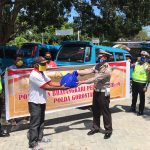 Dirlantas Polda Gorontalo Bagi sembako-dulohupa.id-