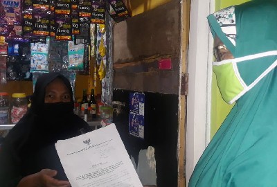 Aparat Kelurahan Kayubulan Terus Ingatkan Maklumat Jam Malam, Terkait Pandemi Covid-19