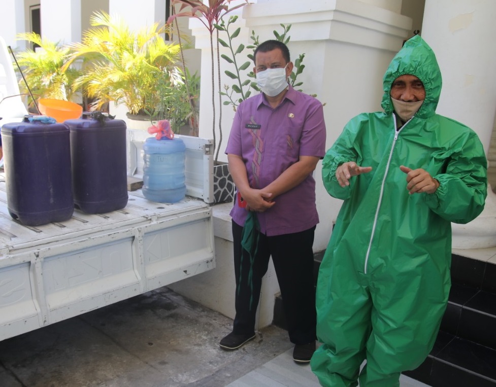Cegah Penyebaran Covid-19, Pemerintah Kabgor Sulap Captikus Jadi Desinfektan