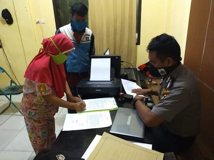 Sebar Hoax IRT dijemput polisi-dulohupa.id-