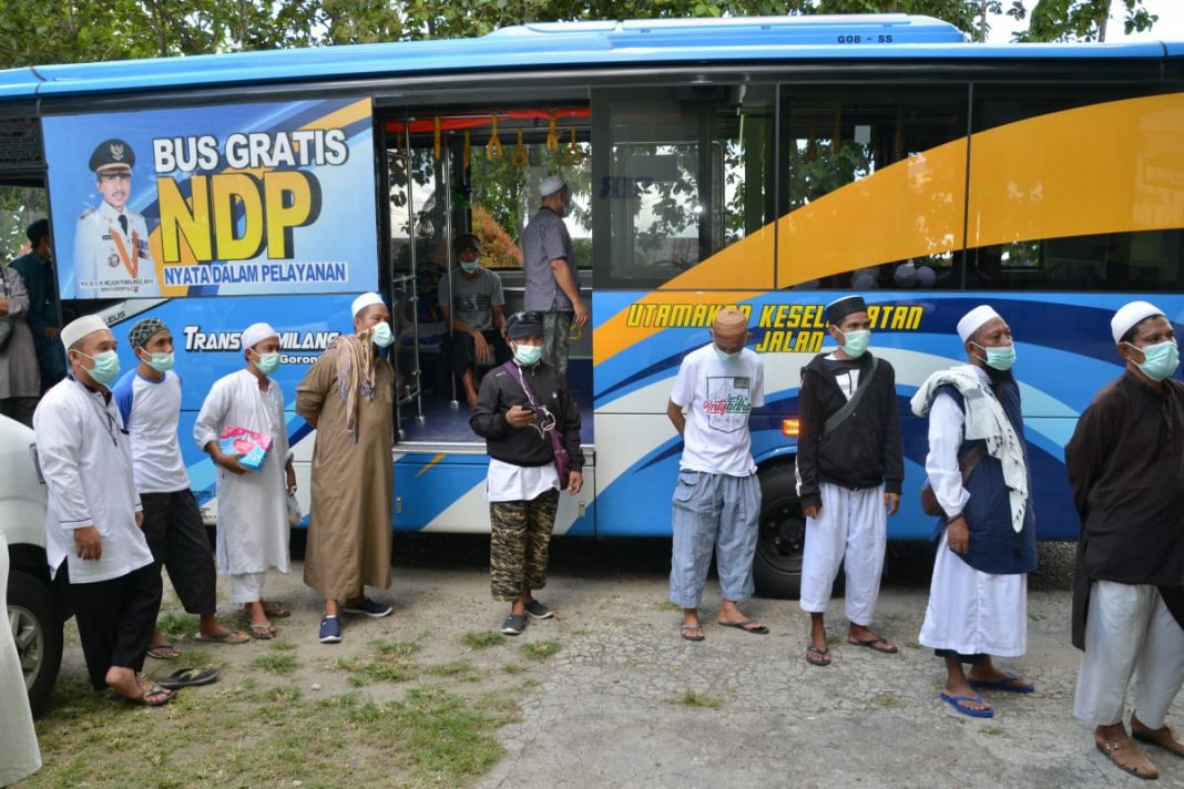 Mulai Hari Ini, JT Alumni Gowa Gorontalo Diisolasi di Mess Haji.