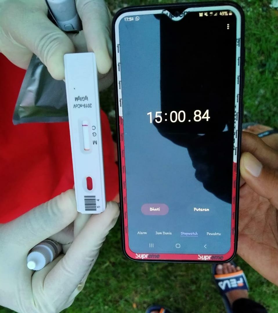 Gugus Tugas Covid-19, Latih Tenaga Medis Penanganan Rapid dan Swab Test