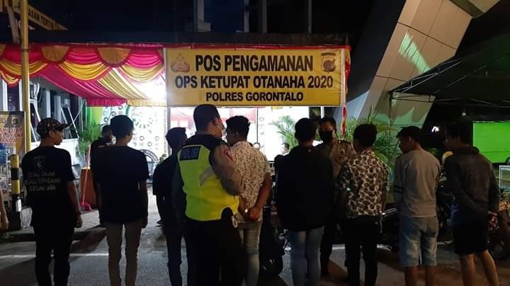 Langgar PSBB, Sembilan Remaja di Kabupaten Gorontalo Diberi Sangsi Oleh Petugas