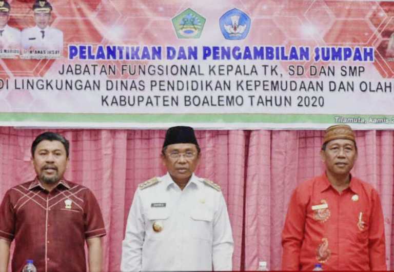 Bupati Boalemo Minta Pengelolaan Dana BOS di Kelola dengan Baik