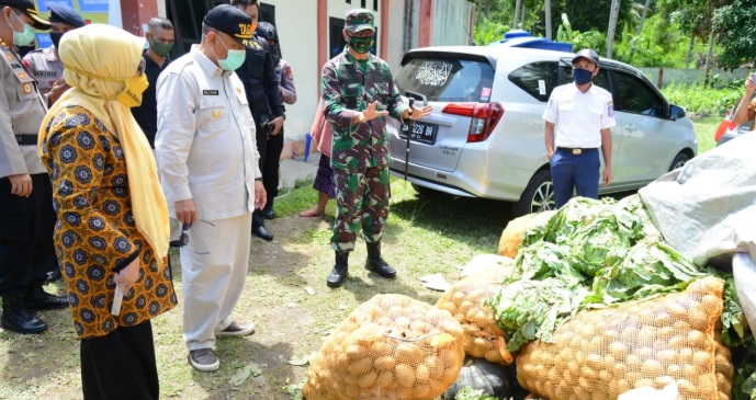 Tinjau Perbatasan Hari Pertama PSBB Jilid 2, Gubernur Tegaskan Penutupan Akses Masuk