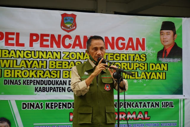 Pandemi Covid-19, Dukcapil Kabgor Maksimalkan Pelayanan Online