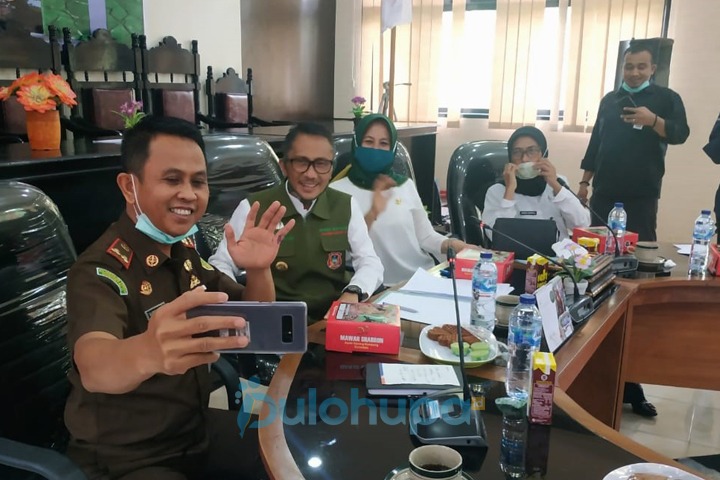 Nelson Hadir di Vlog Perdana Kejari Kabupaten Gorontalo