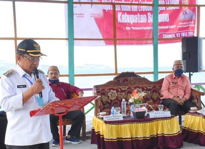 Tingkatkan Pertumbuhan Ekonomi, Pemda Boalemo Laksanakan Rakorev Majelis Ekonomi.