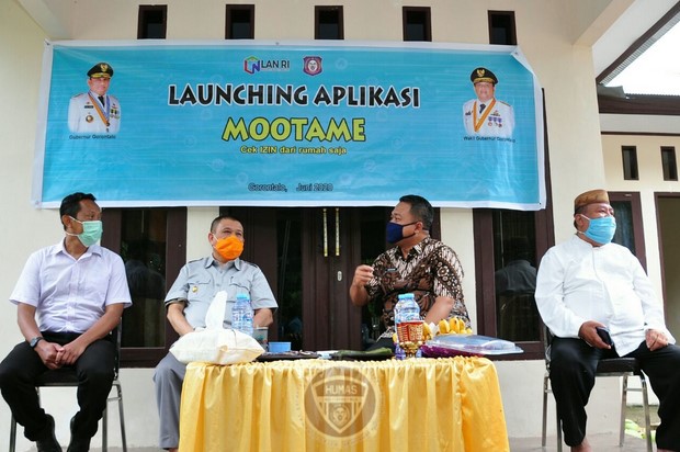 Mudahkan Pengurusan Izin, Pemprov Gorontalo Luncurkan Aplikasi ‘Mootame’