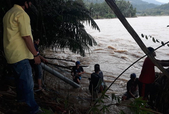 40 Pipa PDAM Bone Bolango Hanyut Dihantam Arus Banjir, Pelayanan Air Bersih Terganggu
