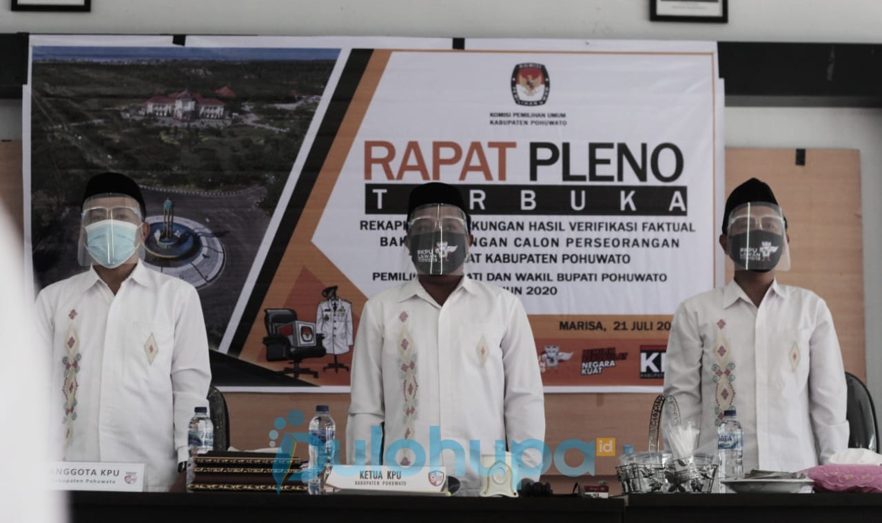 Tenggat Waktu Hari Ini, KPU Pohuwato Ingatkan Bapaslon Segera Masukan Dokumen Perbaikan