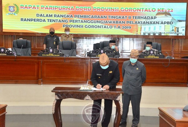 Ranperda Pemprov Gorontalo Disetujui DPRD