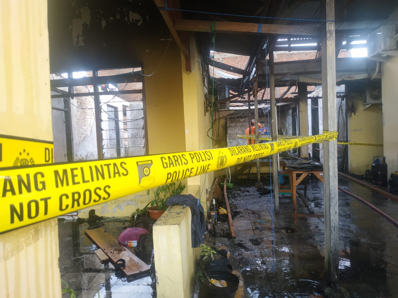 Rumah di Kompleks Perum BTN Kota Gorontalo Ludes Terbakar
