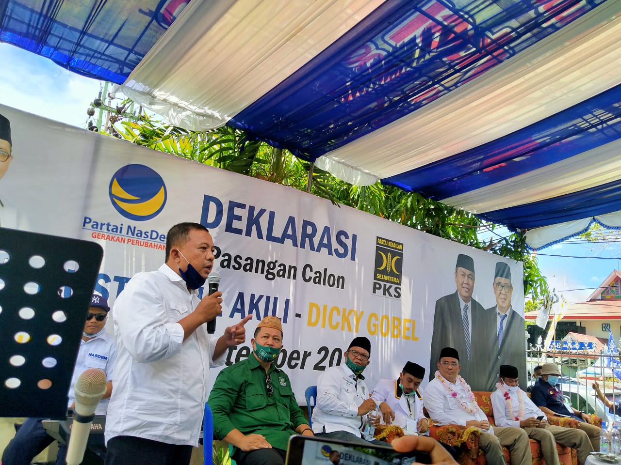 Kader Terbaik PAN Nyatakan Dukungan ke Paslon Rustam Akili-Dicky Gobel
