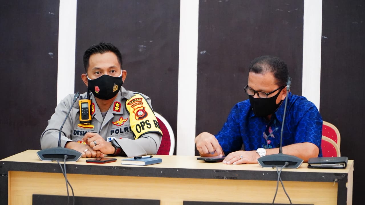 Kapolres Gorontalo Kota Berharap Pemkot dan Gugus Tugas COVID-19, Memperketat Izin Keramaian