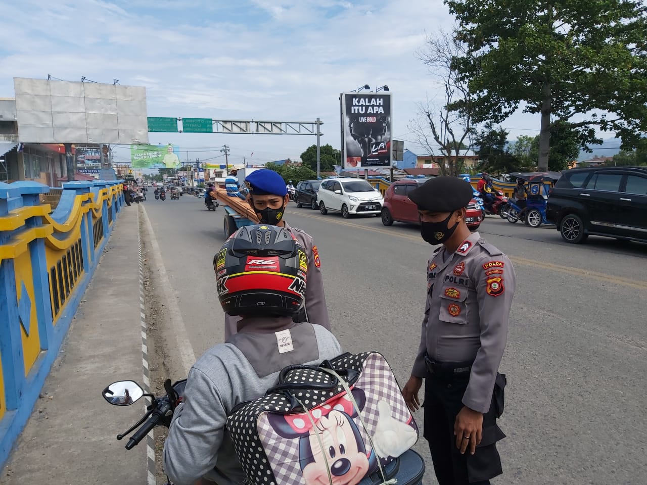 Gelar Operasi Kontigensi, Polisi dan Satpol PP Tindak Pelanggar Prokes
