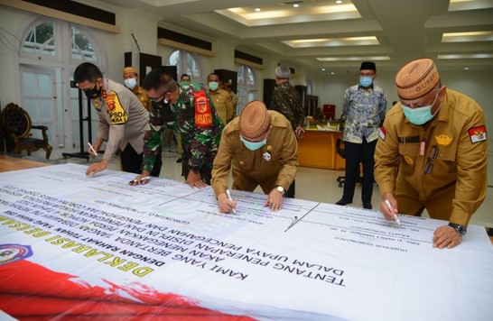 Deklarasi Patuh Perda Protkes Tandai Komitmen Pemprov