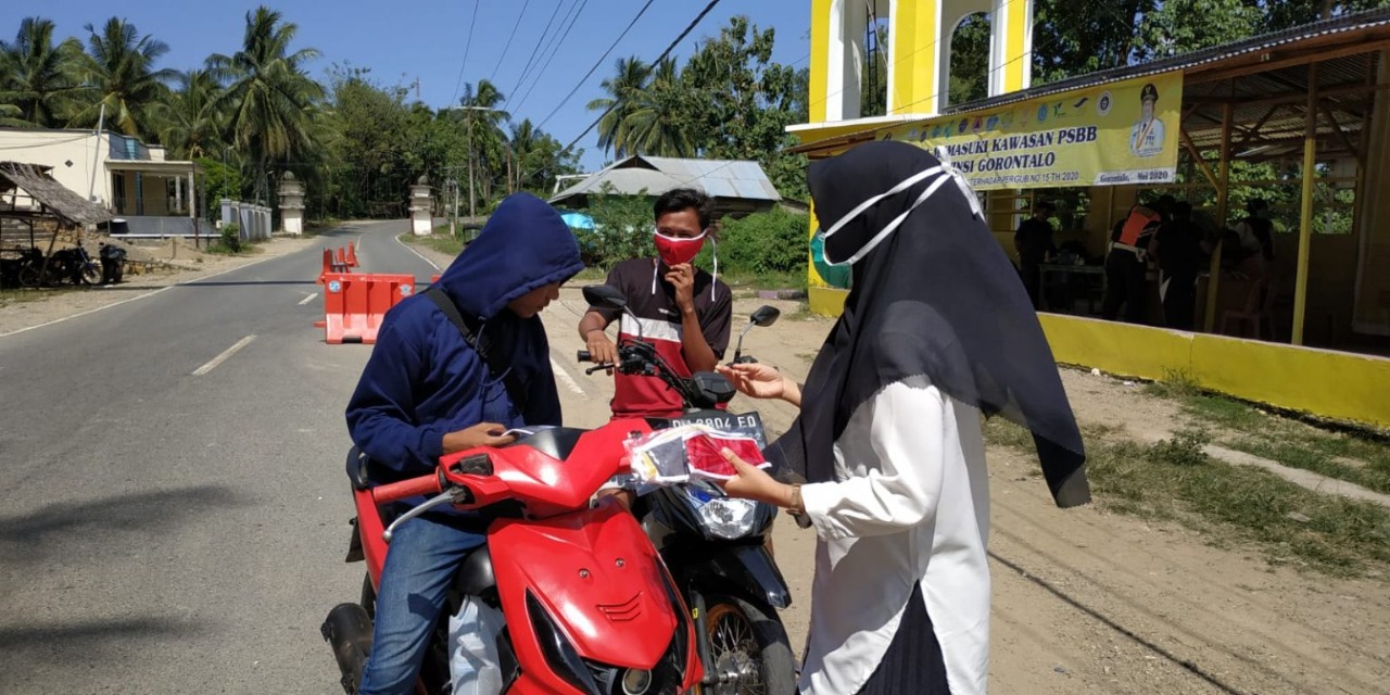 Dinkes Provinsi Gorontalo Kampanye 3M Hingga ke Puskesmas di Perbatasan