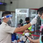 Pemeriksaan di Bandara Gorontalo/FOTO:Wawan Akuba