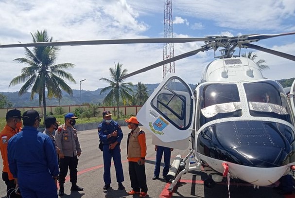 Satu Unit Helikopter Diturunkan untuk Cari Dua Nelayan Gorontalo yang Hilang