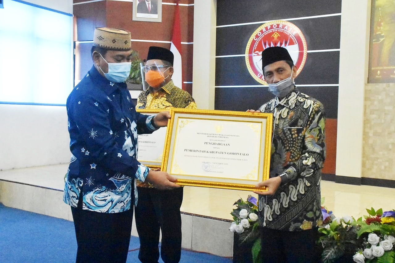 Dianggap Peduli HAM, Kabupaten Gorontalo Sabet Penghargaan