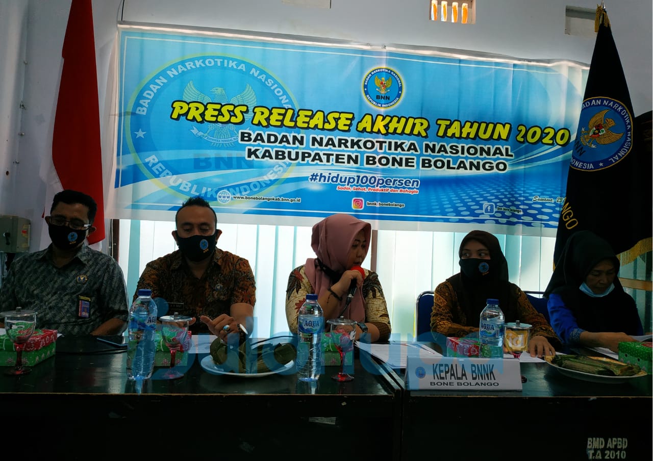 Tahun 2020, BNNK Bonbol Minim Tangkapan Narkoba