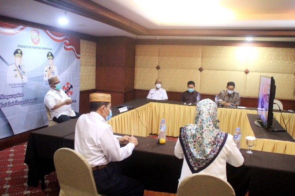Gubernur Gorontalo Ikuti Acara Puncak Hakordia 2020