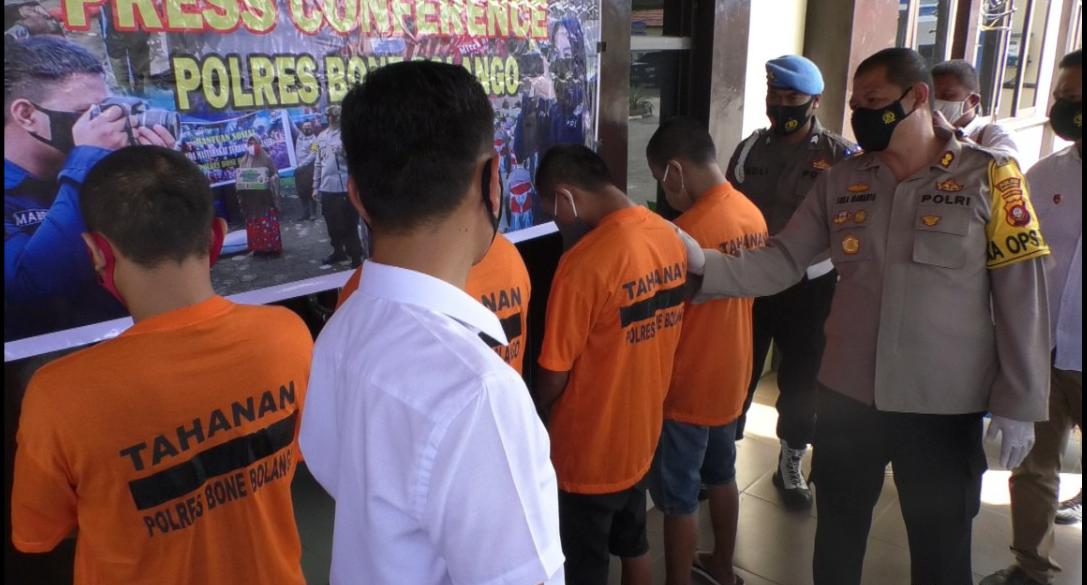 Polisi Ringkus Spesialis Pembongkar Kios di Bone Bolango