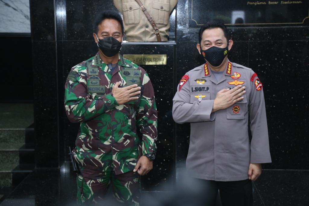 Kapolri Listyo Sigit dan KSAD Jenderal TNI Sepakati Ini Saat Bertemu