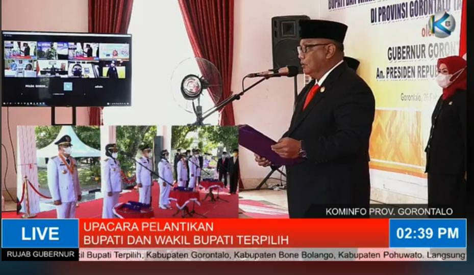 Lantik Tiga Kepala Daerah, RH: Saya Percaya Saudara-Saudari Akan Menjalankan Tugas Dengan Baik