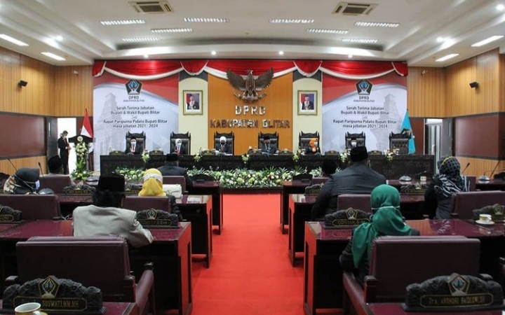 DPRD Blitar Gelar Sertijab Bupati dan Wakil Bupati Periode 2021-2024