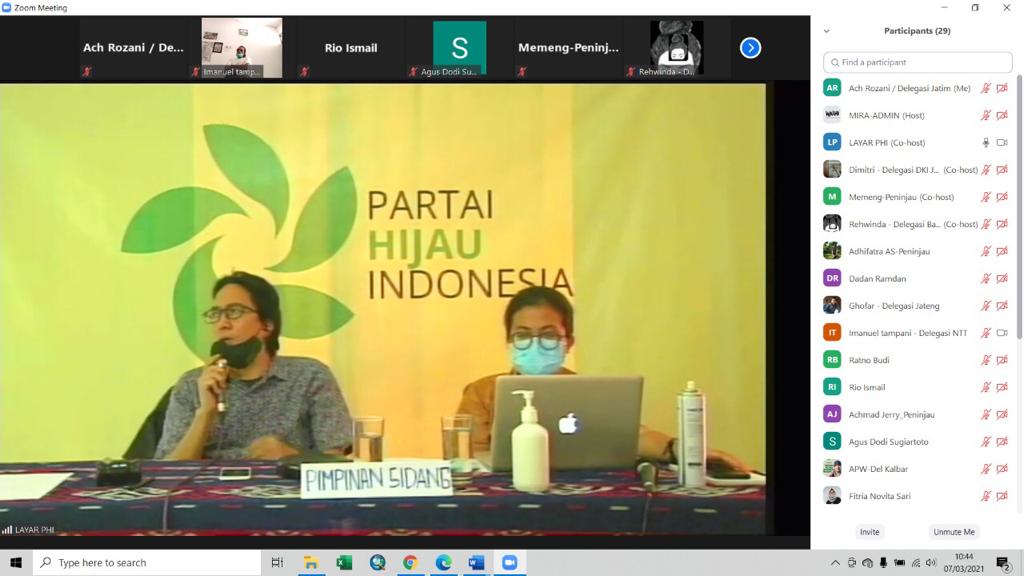 Kongres ke-1 Partai Hijau Indonesia: Tegakkan Prinsip Politik Hijau