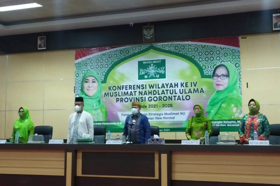 Wagub Buka Konferensi Wilayah IV Muslimat NU Gorontalo