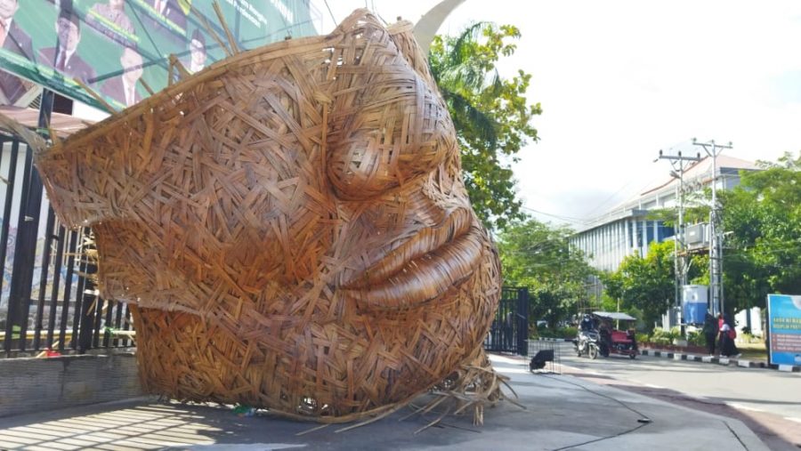 Tak Cuma Pajangan, Instalasi Seni Masker di UNG Jadi Simbol Perlawanan terhadap Covid-19