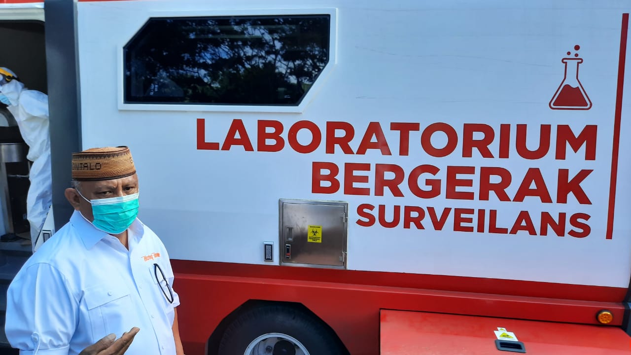 FOTO: Gubernur Gorontalo Launching Laboratorium Bergerak
