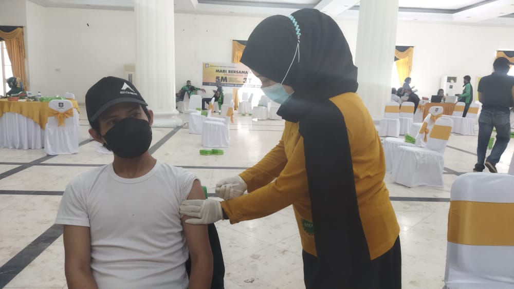 Ada 400 Driver Ojol di Gorontalo Jadi Target Vaksinasi